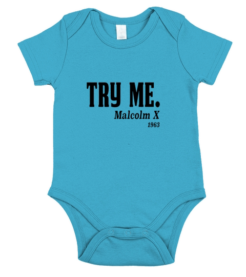 Try me Malcolm X 1963 - iPhone 6/6s Plus Case Short Sleeve Baby One-Piece