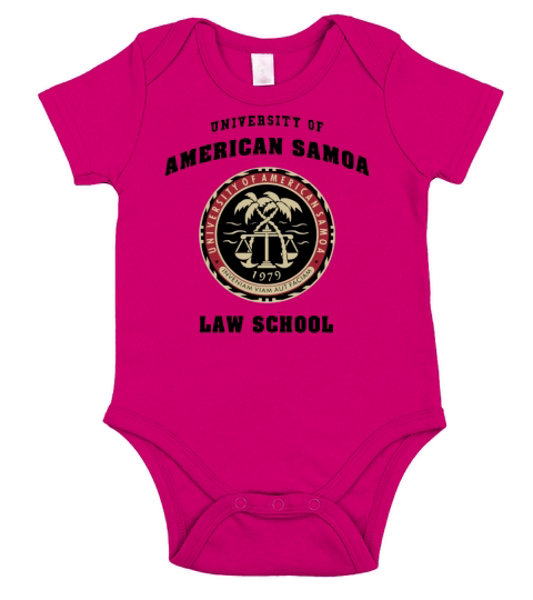 University Of American Samoa Law School Short Sleeve Baby One-Piece