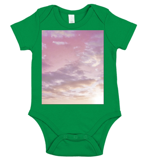 Vintage Pink Cloud Aesthetic Dreamcore Angelcore Short Sleeve Baby One-Piece