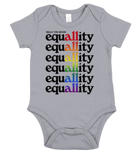 Walk the moon equality LGBT Short Sleeve Baby One-Piece