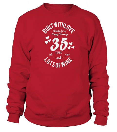 35th Wedding Anniversary T-Shirt Sweatshirt Unisex