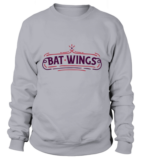 Bat Wings Halloween Quote Badge Sweatshirt Unisex