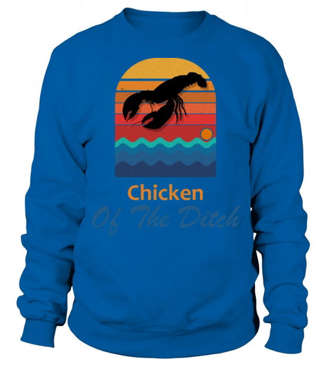 chicken of the ditch retro vintage - Sunset Art Sweatshirt Unisex