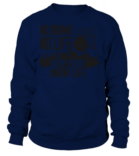 Drummer Drum Set Vintage No Drums Sweatshirt Unisex