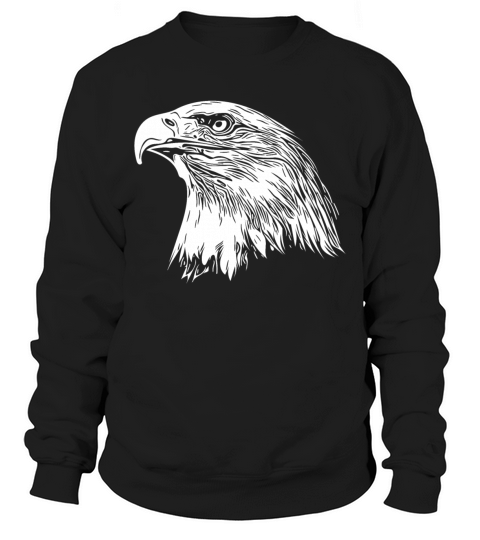 Eagle Portrait For Nature Bird Lovers Sweatshirt Unisex