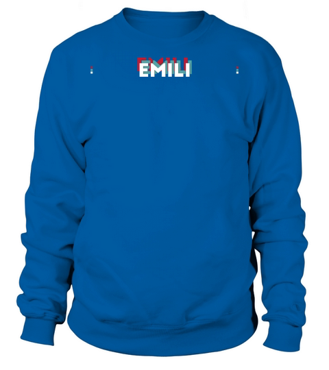 Emili Name - Funny Name Emili 80s theme Sweatshirt Unisex