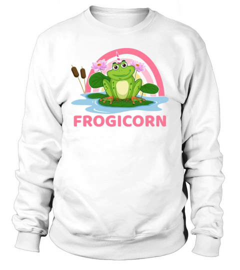 Frogicorn - Funny Unicorn and Frog Lover Pun Sweatshirt Unisex