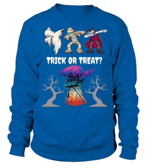 Halloween dabbing Trick or Treat October pumkin 1 Sweatshirt Unisex
