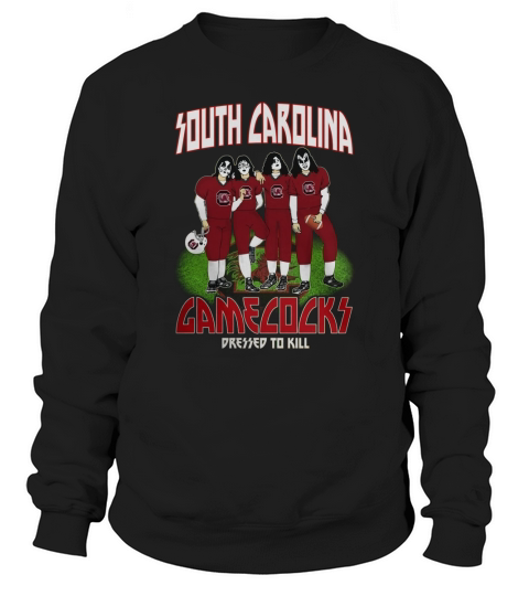 Kiss South Carolina Gamecocks Sweatshirt Unisex
