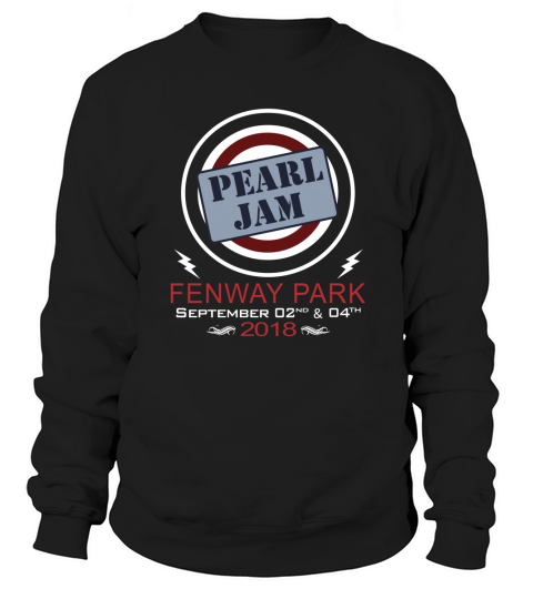 Pearl Jam 2018 Fenway Park Concert Sweatshirt Unisex