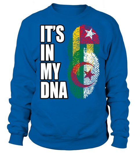 Togolese And Algerian Mix Heritage DNA Flag Sweatshirt Unisex