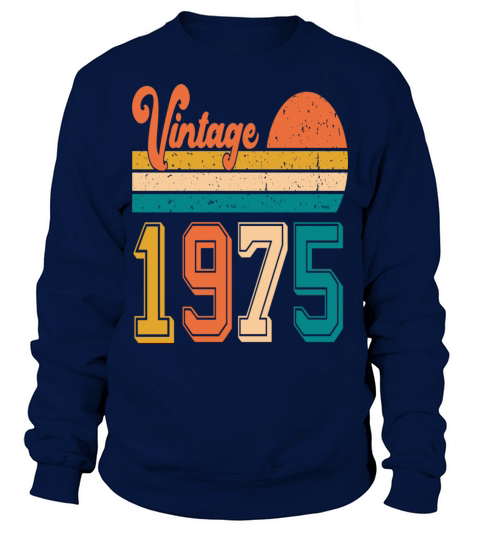 Vintage 1975 birthday gift Sweatshirt Unisex