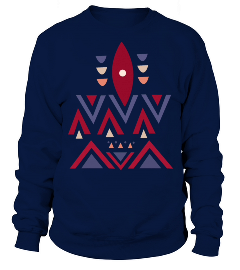 Winter Geometric Abstract Scandi Ethnic Sweatshirt Unisex