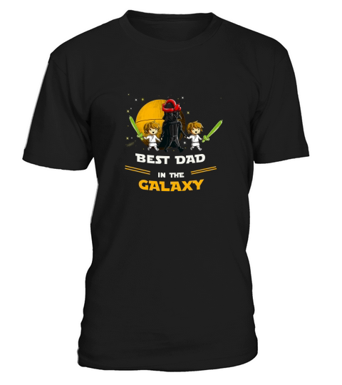 Best Dad in the galaxy. Father and 2 sons - Coffee Mug (colored) T-Shirt Unisex