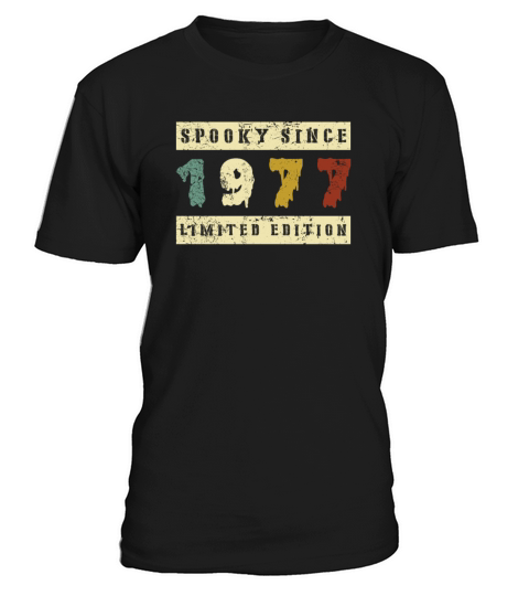 Halloween Spooky Since 1977 Retro Birth Year T-Shirt Unisex