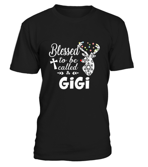 Merry Christmas Blessed To Be Called Gigi T-Shirt Unisex