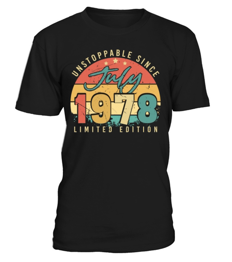Vintage July 1978 T-Shirt Unisex