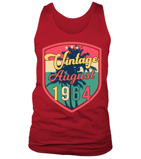 1964 August Vintage Tank Top Unisex