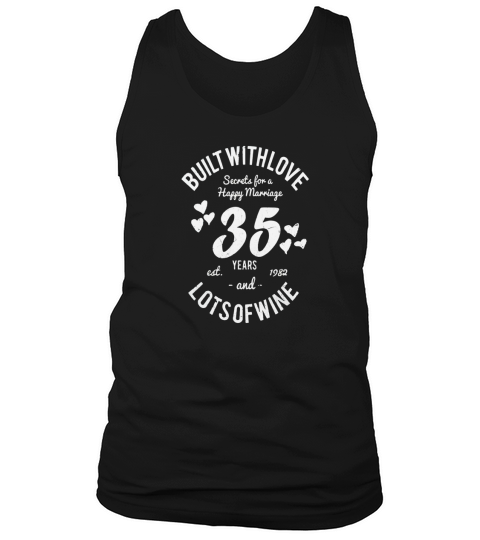 35th Wedding Anniversary T-Shirt Tank Top Unisex