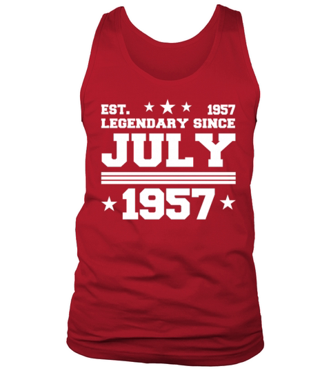 65th birthday July vintage 1957 gift idea Tank Top Unisex