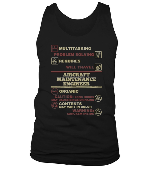 AIRCRAFT MAINTENANCE ENGINEER Tank Top Unisex