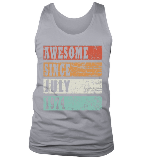 born 1974 july vintage gift Tank Top Unisex
