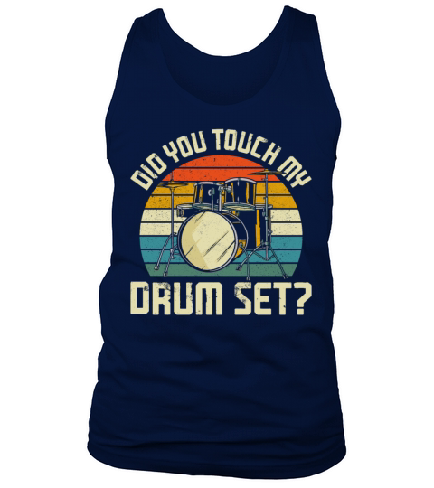 Drummer Drum Set Vintage Retro Did Tank Top Unisex