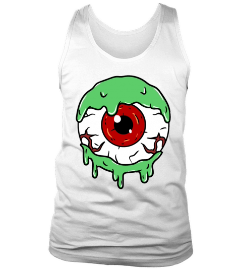 Funny Halloween Monster Eye Face Tank Top Unisex