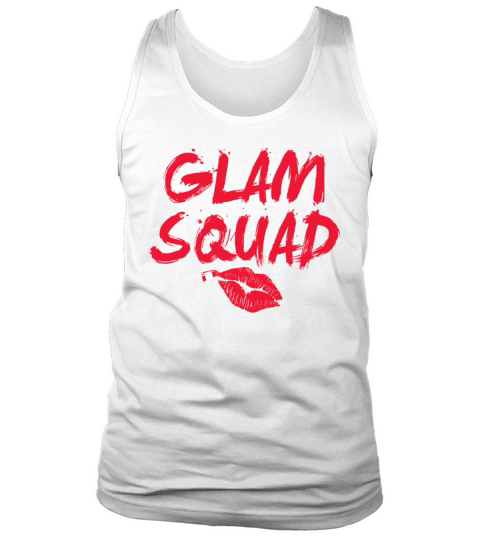 Glam Squad Funny Makeup Cheer Tank Top Unisex