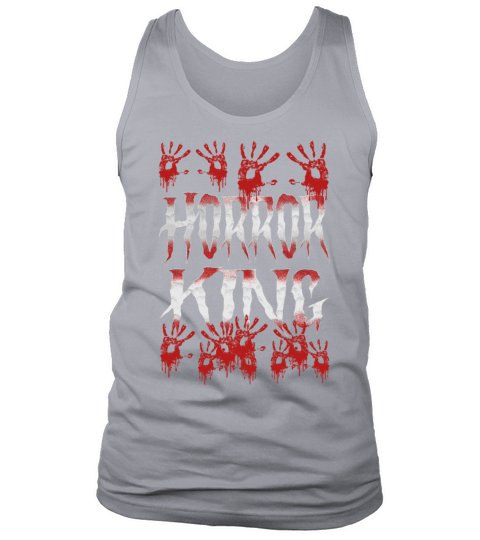 Horror King Halloween Scary Bloody Hand Tank Top Unisex