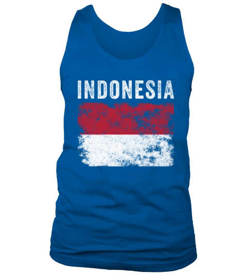 Indonesia Flag Vintage - Indonesian Flag Tank Top Unisex