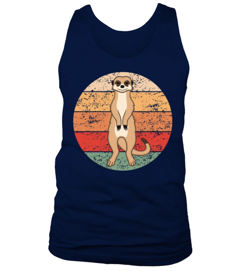 Meerkat Lovers Retro Gift Funny Animals Tank Top Unisex