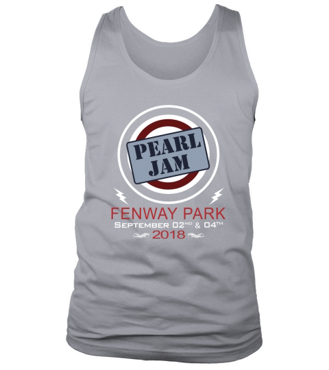 Pearl Jam 2018 Fenway Park Concert Tank Top Unisex