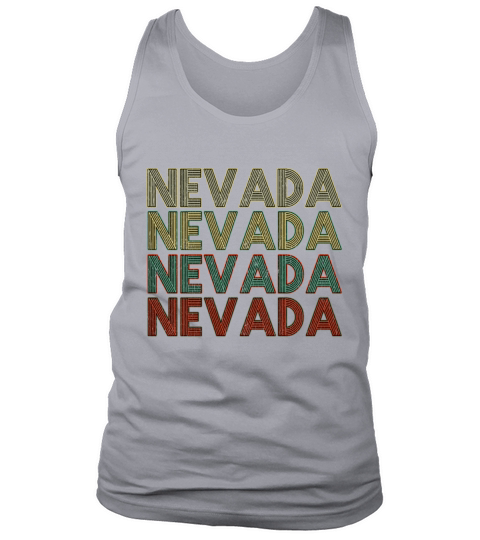 Retro America State Flag Vintage Nevada Tank Top Unisex