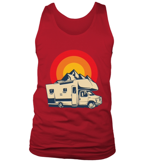 Retro Motorhome Vintage Camper Tank Top Unisex