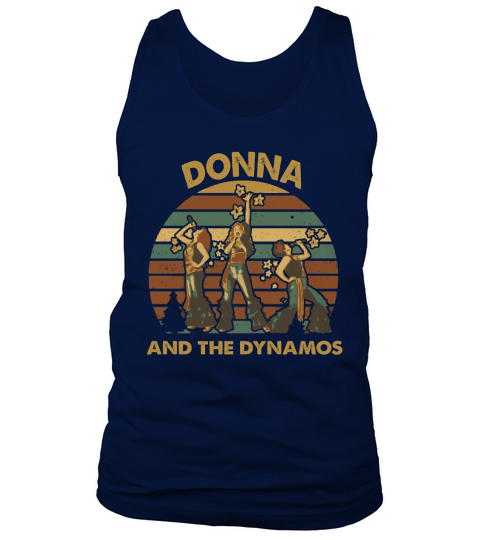 Sonnenuntergang Retro Donna und die Dynamos Tank Top Unisex