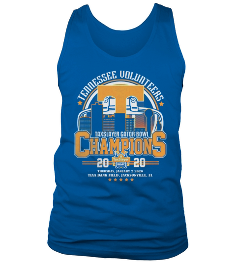 Tennessee Vols Taxslayer Gator Bowl Champions 2020 shirt Tank Top Unisex