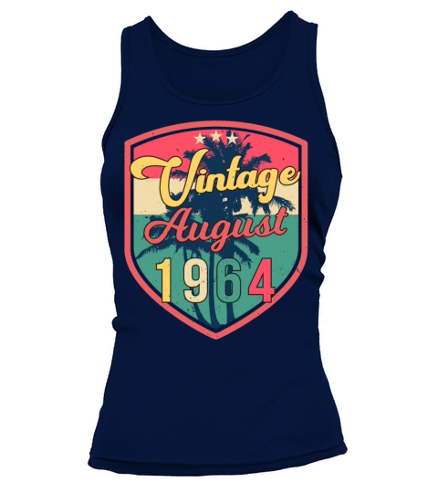 1964 August Vintage Tank top Woman