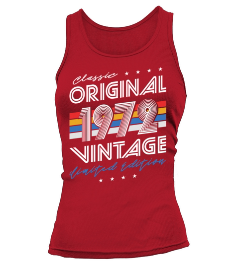 50th birthday vintage 1972 classic original 1972 Tank top Woman