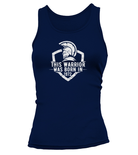 50th Birthday Warrior born 1972 Vintage 1972 Tank top Woman