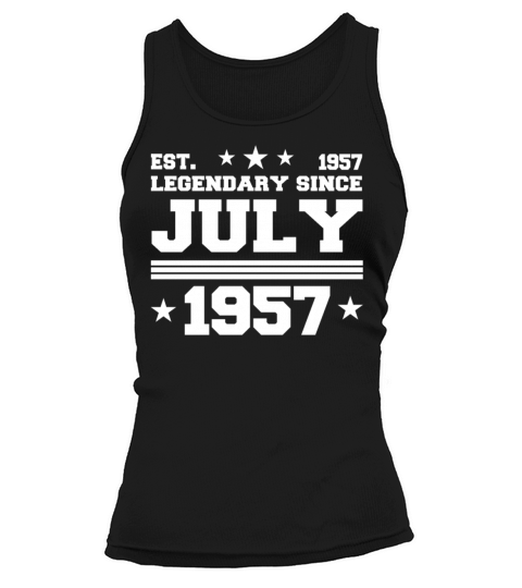 65th birthday July vintage 1957 gift idea Tank top Woman