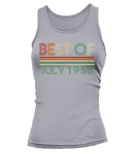 67th birthday July vintage 1955 gift idea Tank top Woman