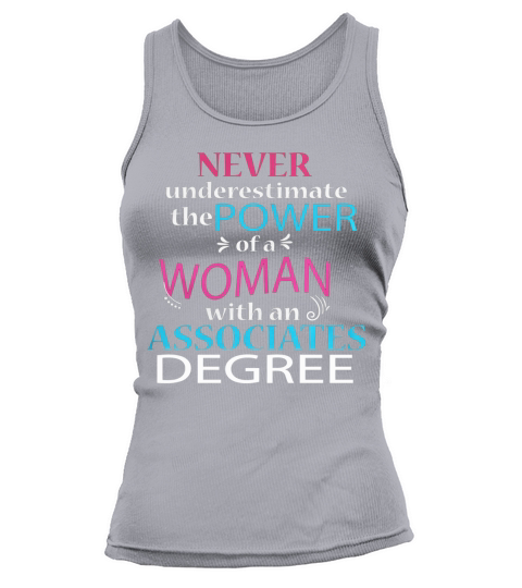 Associates Degree College Graduation T-Shirt Women Daughter Tank top Woman