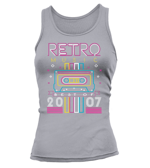 Best Of 2007 Retro Cassette Vintage Birthday Tank top Woman