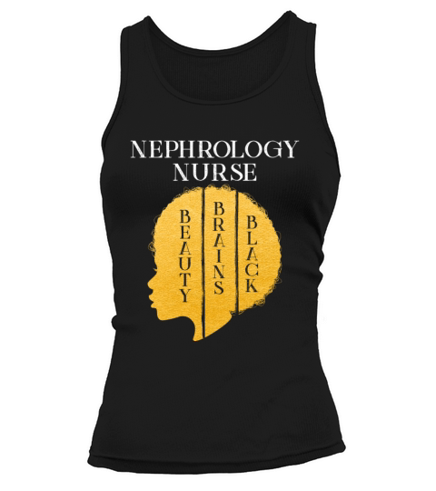 Black History Month Nephrology Nurse African Tank top Woman