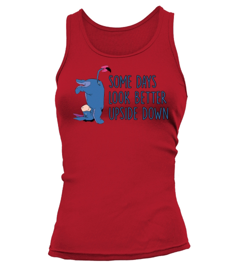 Eeyore Some days look better upside down - Coffee Mug (colored) Tank top Woman