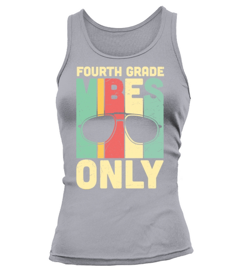 Fourth Grade Vibes Only Retro Sunglasses Tank top Woman
