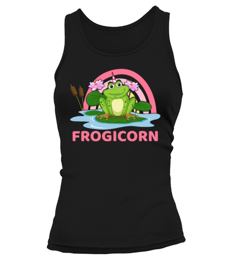 Frogicorn - Funny Unicorn and Frog Lover Pun Tank top Woman