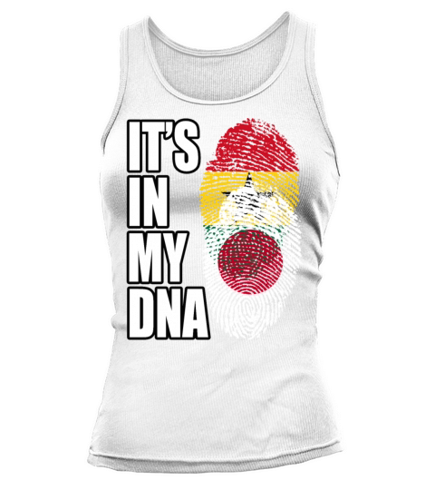 Ghanaian And Japanese Mix Heritage DNA Flag Tank top Woman