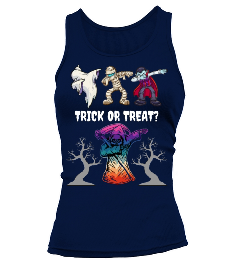 Halloween dabbing Trick or Treat October pumkin 1 Tank top Woman